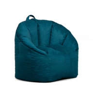 Teal peluche sol canapé grand pouf chaise couverture chambre coin canapé salon meubles pouf pour enfants et adultes velours