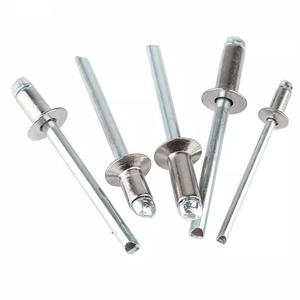 Rivets à tête plate galvanisés de haute qualité SS 304 solides ronds toutes les tailles <span class=keywords><strong>Pop</strong></span> aluminium Double rivets à noyau ouvert grand <span class=keywords><strong>Rivet</strong></span> à tête plate - Product Image 6
