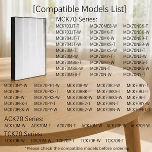 Filtre de remplacement KAFP029A4 pour purificateur d'air compatible avec les séries MC70M MC70N ACK70M, filtre électrostatique HEPA, 1 pièce MOQ - Product Image 6