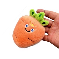 Fruit Pluche Speelgoed Avocado Pop Schattig Sleutelhanger Rugzak Charm Hangertje PP Katoenen Vulling Unisex Baoding Hoge Kwaliteit 14+