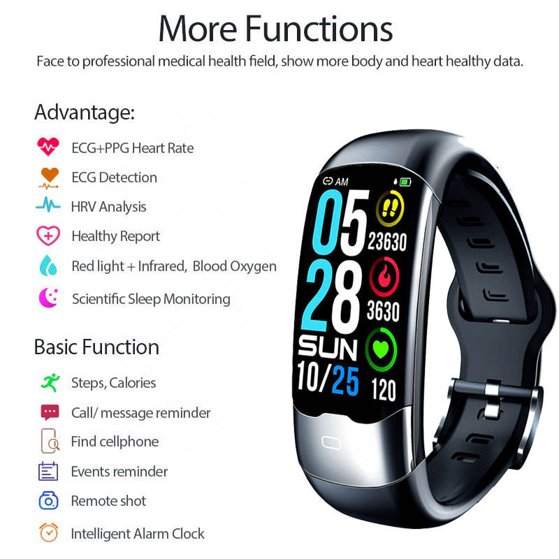 Spovan H02 Smart Watch Best Health Tracker with IP67