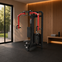 Machine de musculation professionnelle réglable pour press à la poitrine, exercices de détente dorsale et de détente pectorale, en acier robuste pour l'entraînement
