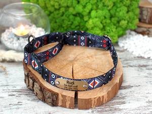 Collar de Perro Personalizado de Terciopelo, Collar Martingale para Galgo, con Lazo Grueso, para Cachorros - Product Image 5