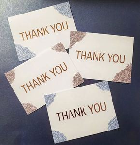 Tarjeta de Papel Personalizada, Ecológica, Plegable por un Lado, con Mensaje de Agradecimiento por Su Apoyo - Product Image 6