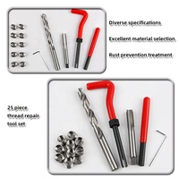 Kit de réparation de filetages haute résistance 25 pièces, boîte à outils OEM professionnelle, antirouille, durable, utilisation facile et rapide