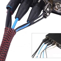 Protector de Cables Trenzado de PET de Alta Calidad y Durabilidad, Certificado ISO9001, para Gestión de Cables en Mesas