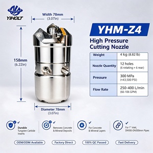 <span class=keywords><strong>Buse</strong></span> de nettoyage rotative robuste YIHOLT de 1 pouce pour l'élimination du <span class=keywords><strong>béton</strong></span> et des dépôts minéraux - Product Image 5