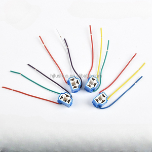 Araba H1 <span class=keywords><strong>H4</strong></span> H7 H11 HB3 HB4 far seramik ampul tutucu uzatma otomotiv teli halojen adaptör soketi lamba konektörü - Product Image 1