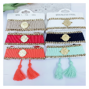 Braccialetti di moda donna con catena a chiusura a levetta per abbigliamento quotidiano e accessori per feste - Product Image 1