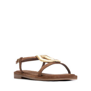 Sandalias Planas para Mujer Carmela, Color Marrón, Tacón de 41,2 cm - Product Image 2