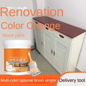 Nước dựa trên đồ nội thất refinishing lớp phủ cho nội thất và ngoại thất cửa gỗ phun gian hàng Tương thích thiết bị sơn - Product Image 3