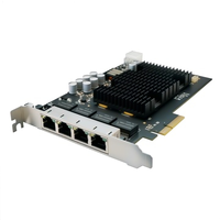 Hikrobot MV-GE2004P/2204P/2002/2004 Carte réseau industrielle Gigabit Ethernet (NIC) 2/4 ports RJ45 PCIe pour l'acquisition de données visuelles