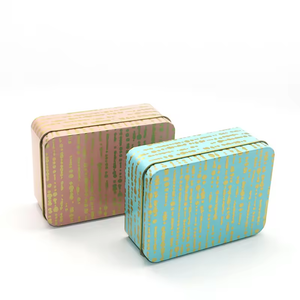 Caja de Regalo Rectangular de Hojalata Impresa Personalizada, Metálica con Relieve, para Chocolates, Dulces y Galletas, Uso Industrial - Product Image 5