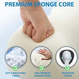 Gối tựa mặt, đệm mặt cho giường spa, giường massage nằm sấp, thiết kế công thái học, chất liệu mút nhớt - Product Image 4