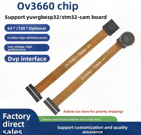 HS 3 Megapixel 75mm ESP32 dan Modul Kamera CMOS OV3660 untuk Akuisisi Gambar dengan Mikrokontroler Chip Tunggal Lainnya