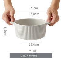Ensemble de vaisselle en céramique nordique scandinave avec bol ensemble de vaisselle de petit-déjeuner scandinave
