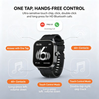 Montre connectée 2-en-1 D8Pro 2026 avec écouteurs sans fil, écran 2,01 pouces, pour musique, moniteur de fréquence cardiaque, suivi du sommeil, IP67, magnétique, Android