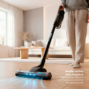 Aspirateur à bâton Asp-Roller 600W 16Kpa avec filtre Hepa lavable et câble de 5,5 m pour le nettoyage des sols à la maison - Product Image 5
