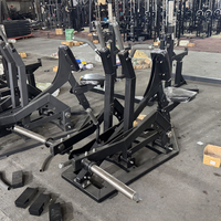Machine à rames polyvalente à charge libre, avec support de poitrine, poignées multiples, bras indépendants réglables, pour usage commercial en salle de sport, en acier, sécurisée