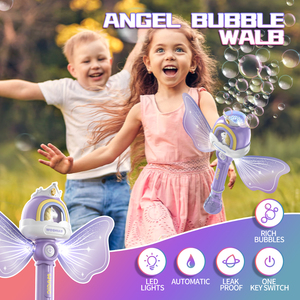 Explosivo Ángel burbuja varita de mano niños pro-interactivo juguete luz sonido automático burbuja máquina - Product Image 6