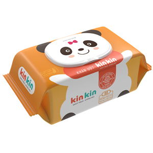 OEM Lingettes humides naturelles pour peaux sensibles Sans alcool et respectueux de la peau pour bébés Prix d'usine du fournisseur du Vietnam - Product Image 3