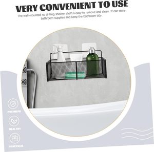 Hot Selling Self Adhesive Wall <b>Shelf</b> for Bathroom Kitchen Living Room Bathroom <b>Shelves</b> No Drilling - Product Image 2