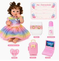 46cm Reborn Baby Puppe Vollvinyl Realistische Neugeborenen-Puppe Waschbare Komfortpuppe Spielzeug Großhandel für Kinder Geschenk