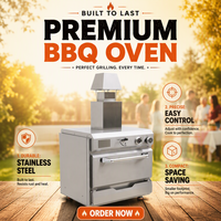 Barbecues au charbon de bois en acier inoxydable, grilles de cuisine extérieure multifonctions