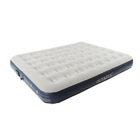 Matelas pneumatique hybride moderne OUTAFUN, taille Queen, avec pompe intégrée, réversible, 20 cm d'épaisseur, pour appartement et usage domestique
