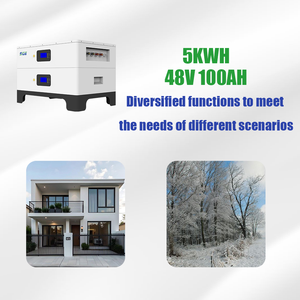 แบตเตอรี่โซเดียมไอออนแบบเรียงซ้อนได้ แรงดันสูง สำหรับที่อยู่อาศัย 48V 100AH 5KWH พร้อมระบบจัดการแบตเตอรี่ (BMS) สำหรับระบบพลังงานแสงอาทิตย์ - Product Image 3