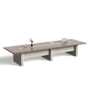 طاولة مؤتمرات مستطيلة أنيقة متينة وبسيطة مناسبة لغرف اجتماعات المؤسسات - Product Image 6