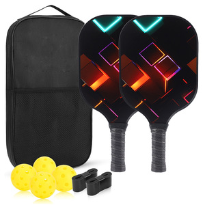 Palas de Pickleball de Fibra de Vidrio 40x20cm Aprobadas por la USAPA con Pelotas y Bolsa de Transporte - Product Image 3