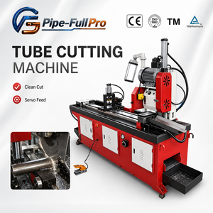 Máquina de Corte de Tubos Automática CNC, Control PLC, Alimentación Hidráulica, Sierra Fría 315 para Tubos Cuadrados y Redondos - Product Image 1