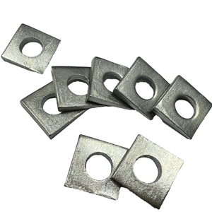 GB852 <span class=keywords><strong>Square</strong></span> Taper arruelas Groove-Shaped galvanizado aço carbono Wedge zinco acabamento arruelas - Product Image 1