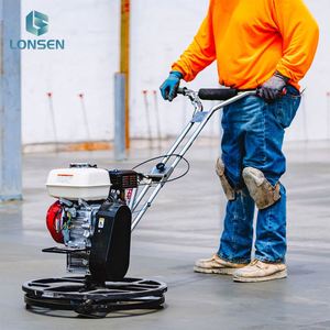 CTE424 Small <b>Walk</b> Behind Concrete Edge Corner Power Trowel <b>Machine</b> - Product Image 2
