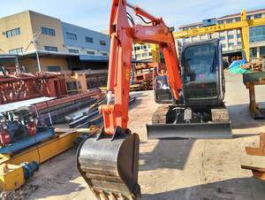 Basse heure de travail Japon Hitachi zx60 mini pelle d'occasion EPA CE 6 tonnes pelleteuse d'occasion en bon état - Product Image 2