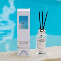 Personalisierter Meersalz-Raumduft-Diffusor 200ml mit Silberner Kugelkappe im Brunnenstil Luxuriöses Design für Inneneinrichtung