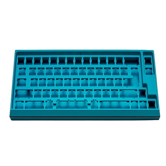 Dongguan Factory Aluminum Alloy Wired Mechanical Keyboard Barebones Kit Full CNC Aluminum Case Mechanical Gaming Keyboard Frame
