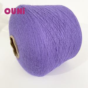 Fil de <span class=keywords><strong>laine</strong></span> de vison gonflé de haute qualité pour chapeau béret, fil d'angora de lapin pour l'hiver, fil animal gonflé, vente en gros sur le marché Ins - Product Image 2