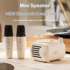 Enceinte Bluetooth pour jeunes, lumière <span class=keywords><strong>d</strong></span>'ambiance bleue, style niche, design sophistiqué, cadeau <span class=keywords><strong>d</strong></span>'<span class=keywords><strong>anniversaire</strong></span>, <span class=keywords><strong>audio</strong></span> rétro, sans télécommande - Product Image 2