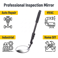 MI Telescopic Inspection Mirror 45-160CM Adjustable Angle Under Vehicle Car Inspection Mirror Mechanic Tool for Auto Repair