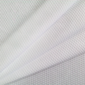 Nhanh Dru Tổ Ong 100% <span class=keywords><strong>Polyester</strong></span> Trắng Vải Bóng Đá Lưới Vải Cho Bóng Thể Thao T-Shirts Thăng Hoa - Product Image 4