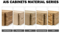 Ensemble d'armoires de cuisine de luxe avec plan de travail en marbre, meubles de rangement complets avec tiroirs, îlot de rangement modulaire