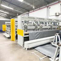 Machine de fabrication de géomembrane PE Machine de fabrication automatique de pare-soleil d'auvent Machine à oeillet de couverture de pluie de bâche PE