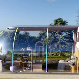 Casa completa al aire libre glamping hogar plástico transparente casa iglú tienda transparente burbuja casa para la venta - Product Image 3
