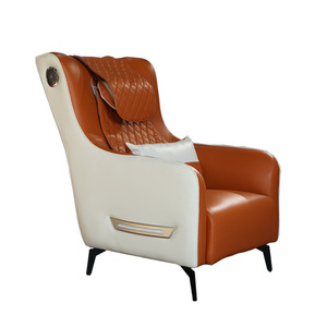 Silla de Masaje Boguan de Cuero PU sin Rieles, Eléctrica, Masaje Corporal Completo Multipuntos, Uso Doméstico - Product Image 1