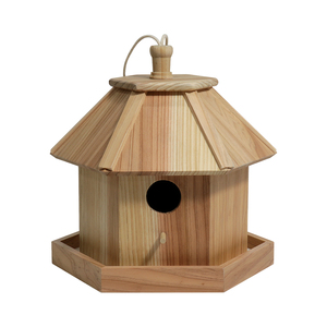Garden Country Cottages Hanging Waterproof Wooden Spray Paint Treatment Wood Bluebird Box Houses for Outdoor - Product Image 1