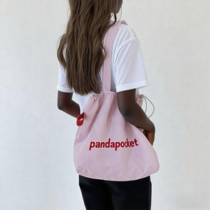 Sac de shopping pour femme en nylon, fait main, personnalisé, écologique, réutilisable, certifié CE, motif lettres tendance - Product Image 5