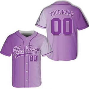 Vente en gros de t-shirts à manches courtes sur mesure, maillots de baseball, logo personnalisé, couture/impression, séchage rapide, vêtements de sport unisexes - Product Image 3