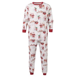 Conjunto de <span class=keywords><strong>Pijamas</strong></span> Navideños Sublimables al por Mayor, 180gsm, Personalizables con Estampado, Manga Larga, para Adultos, Niños, Bebés y Mascotas - Product Image 2